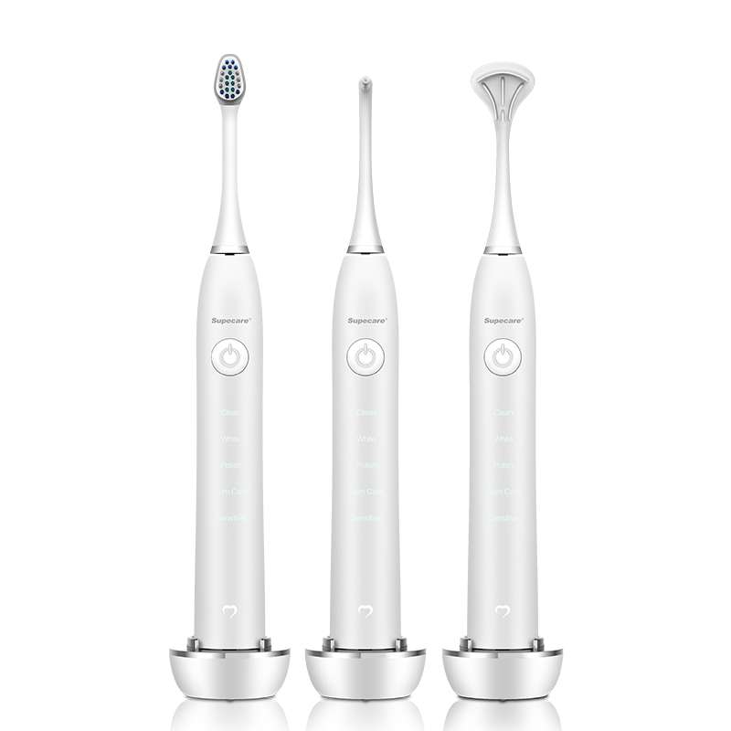 Smart eco friendly replaced slim electric toothbrush